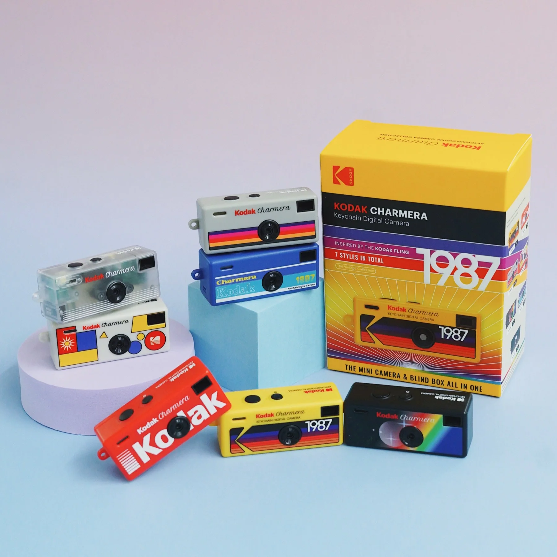 KODAK CHARMERA <br/> Keychain Digital Camera Blind Box Collection - 1987 - Image 16