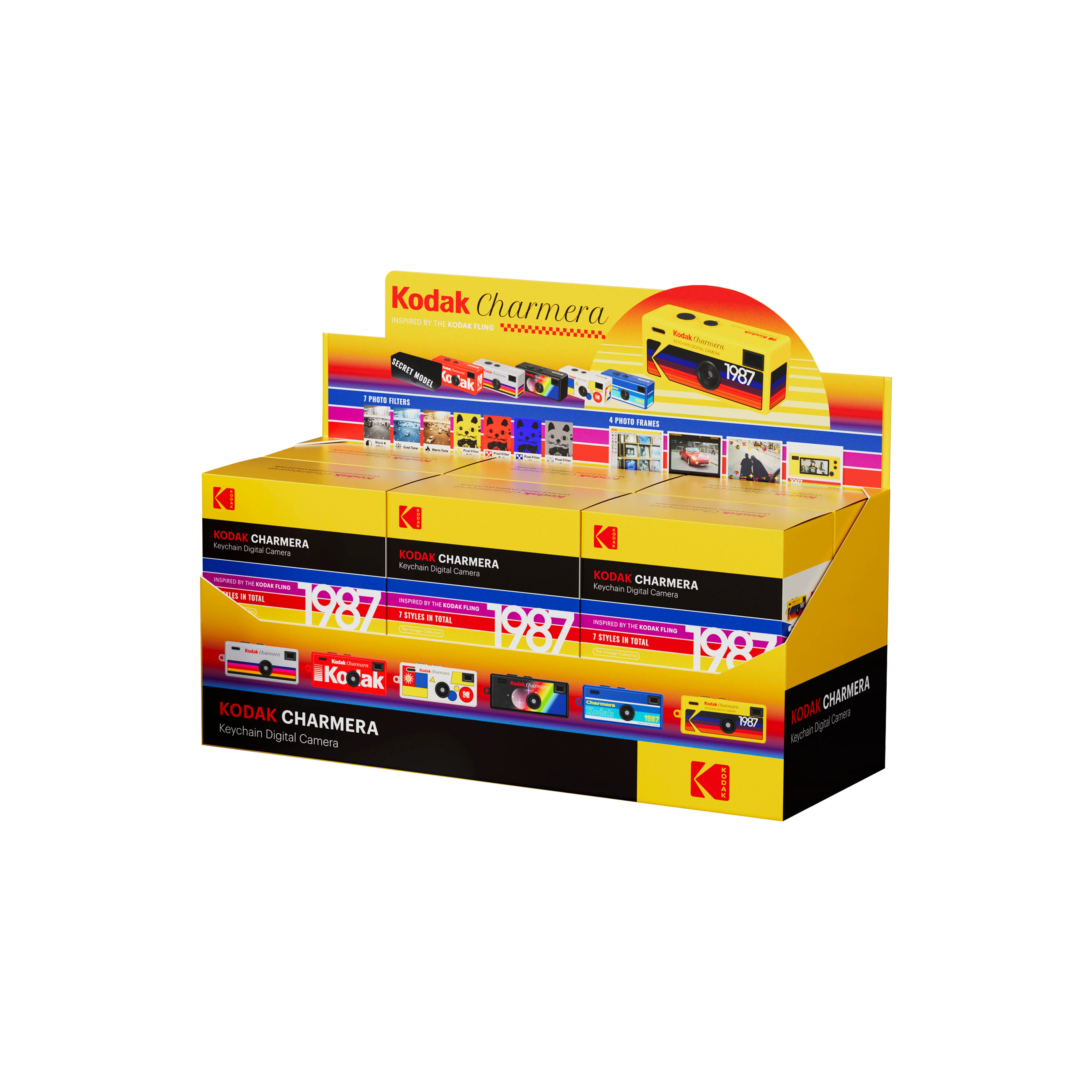 KODAK CHARMERA <br/> Keychain Digital Camera Blind Box Collection - 1987 - Image 17