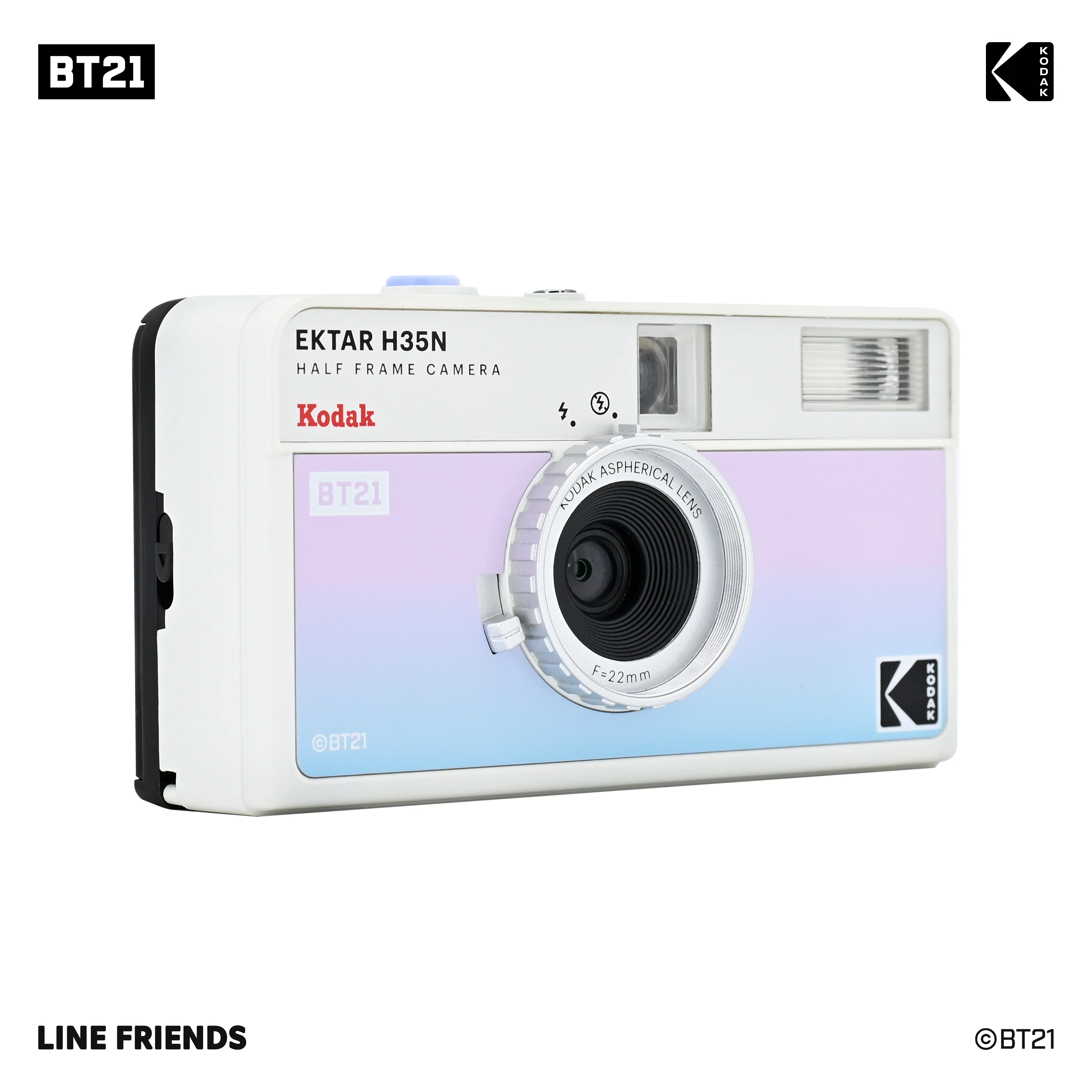 KODAK EKTAR H35N Half Frame Film Camera<br/> BT21 EDITION - Image 3
