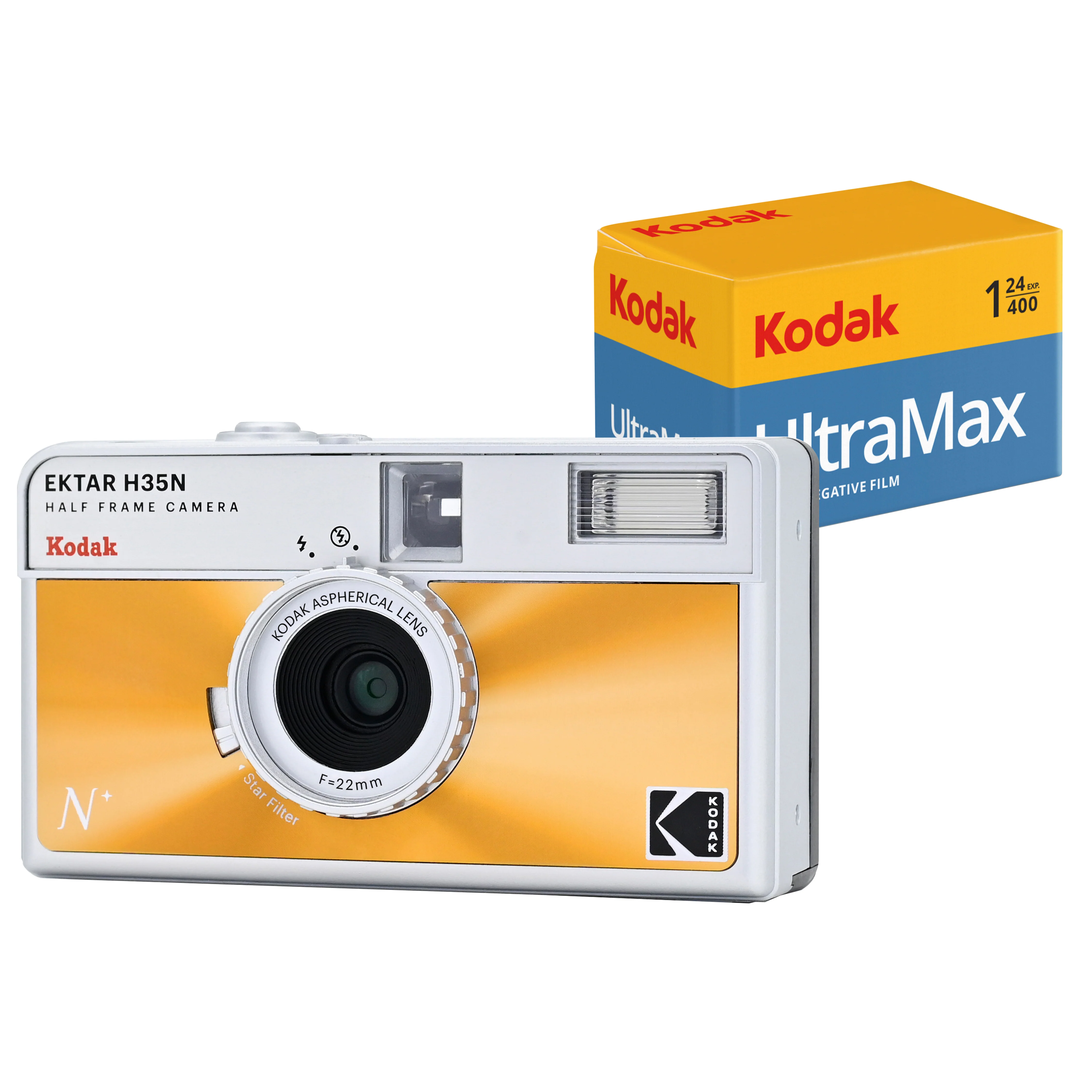 KODAK EKTAR H35N<br/> Half Frame Film Camera<br/>Bundle with KODAK Ultramax400 24/exp Roll Film - Image 5
